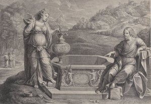 Cristo e la donna di Samaria da Frédéric Horthemels