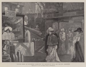 La principessa Enrico di Battenberg ispeziona l