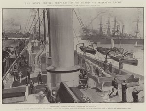 La crociera del re, preparativi a bordo dello yacht di Sua Maestà da Fred T. Jane
