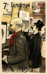 7ma Esposizione del Salon des 100 Dicembre 1894 Poster, 1894 da Frederic Auguste Cazals