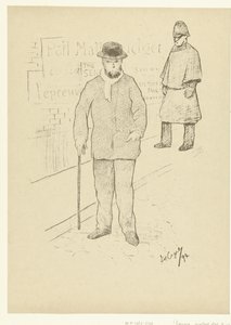 Ritratto del poeta Paul Verlaine a Londra (serie L