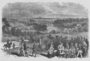 Vista dalla Belmont Mansion, Fairmount Park