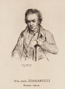 Ritratto del compositore Nicola Antonio Zingarelli 1752-1837