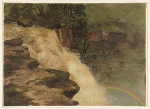 Una cascata in Colombia da Frederic Edwin Church
