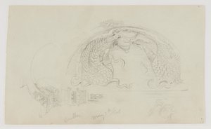 Dettaglio architettonico, Tempio di Zeus, Baalbek da Frederic Edwin Church