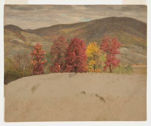 Paesaggio autunnale nel New England