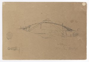 Ponte di bambù a Buga, Colombia e Ragazza che porta un vaso, Cartago, Colombia da Frederic Edwin Church