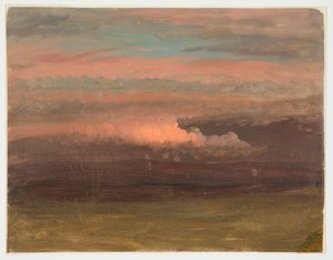 Studio di nuvole al tramonto da Frederic Edwin Church