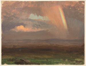 Nuvole e arcobaleno, Giamaica da Frederic Edwin Church