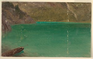 Disegno, Lago alpino (Baviera o Svizzera), 1868 da Frederic Edwin Church