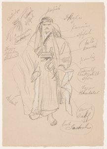 Disegno, Uomo arabo, probabilmente febbraio 1868