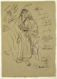 Disegno, Uomo arabo, probabilmente febbraio 1868