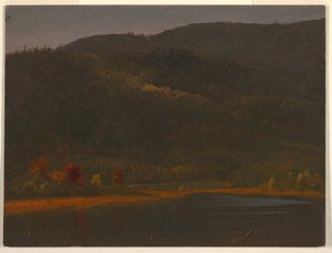 Disegno, Paesaggio autunnale, 1860-70