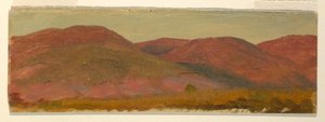 Disegno, Paesaggio autunnale, 1870 ca.