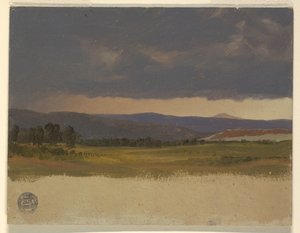 Disegno, Collina blu sotto le nuvole basse, 1869-70