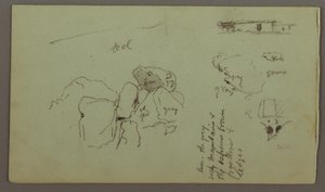 Disegno, massi, casa, aprile 1868