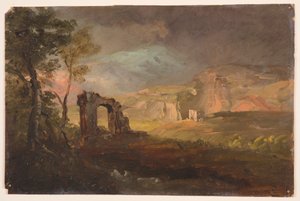 Disegno, Fantasia di Campagna, probabilmente 1868-69 da Frederic Edwin Church