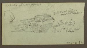 Disegno, Canyon, forse 1868 da Frederic Edwin Church
