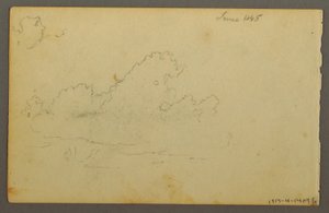 Disegno, Casa di montagna di Catskill, 1844 da Frederic Edwin Church