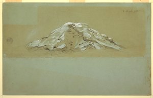 Disegno, Chimborazo, 1857 ca. da Frederic Edwin Church