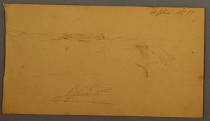 Disegno, Scogliere, 1859 da Frederic Edwin Church