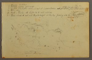 Disegno, Studio di nuvola, 1844
