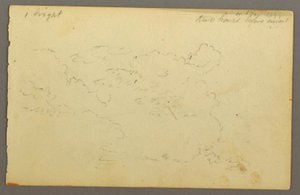 Disegno, Studio di nuvola, 1844