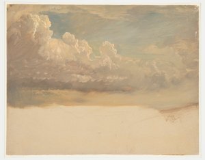 Disegno, Studio di nuvola, marzo 1871