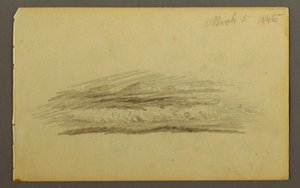 Disegno, banca delle nuvole, 1845