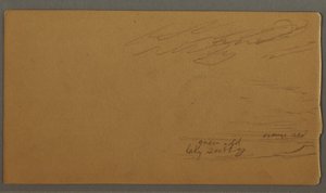 Disegno, Nuvola sulle colline, forse 1875