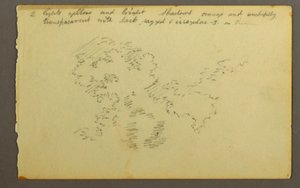 Disegno, Studio di nuvola, 1845 da Frederic Edwin Church