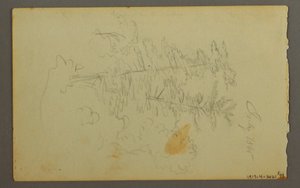 Disegno, Studio di nuvola, 1845 da Frederic Edwin Church