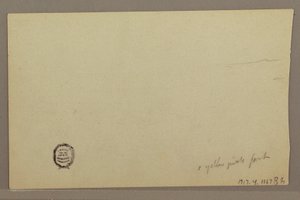Disegno, studio di una nuvola, 1860