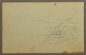 Disegno, Studio di nuvola, forse 1844 da Frederic Edwin Church