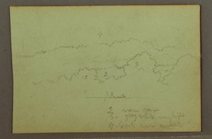 Disegno, Studio di nuvola, forse 1856 da Frederic Edwin Church