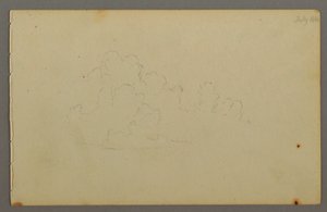 Disegno, Nuvole, 1844 da Frederic Edwin Church