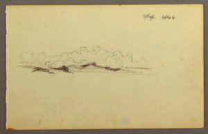 Disegno, Nuvole, 1844 da Frederic Edwin Church