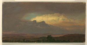 Disegno, Nuvole sulle colline, agosto 1865