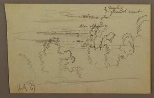 Disegno, Cielo nuvoloso, 1867
