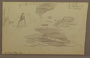 Disegno, Cielo nuvoloso, forse anni 