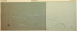 Disegno, Damasco, Siria, vista da nord-ovest, parte 2, aprile o maggio 1868