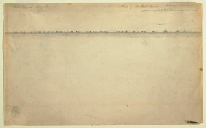 Disegno, Flotta di pescatori di sgombri, Mount Desert, Maine, 19 agosto 1850