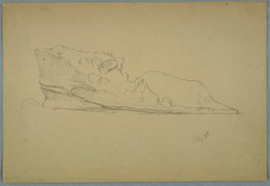 Disegno, Iceberg galleggiante, 15 luglio 1859 da Frederic Edwin Church