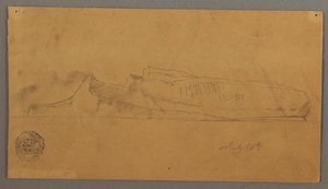 Disegno, Iceberg galleggiante, 16 luglio 1859 da Frederic Edwin Church
