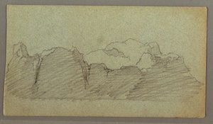 Disegno, Iceberg galleggiante, forse giugno 1874 da Frederic Edwin Church