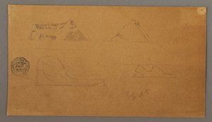 Disegno, iceberg galleggianti, 7 luglio 1859