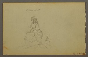 Disegno, Erbe, 1844 da Frederic Edwin Church
