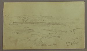 Disegno, Colline e pianure, 29 aprile 1868 da Frederic Edwin Church