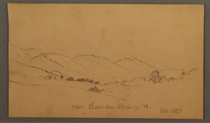 Disegno, Colline e vallate, ottobre 1873