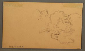 Disegno, Colline e vallate, ottobre 1873 da Frederic Edwin Church